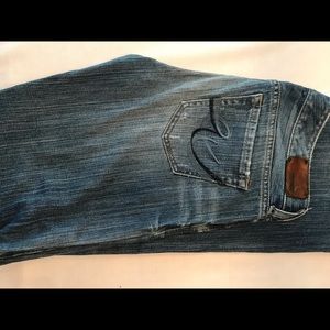 Express ripped Jeans Stella bootcut stone washed